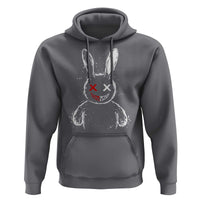 Creepy Cute Bunny Hoodie Rabbit Alt Goth Grunge Horror Aesthetic - Wonder Print Shop