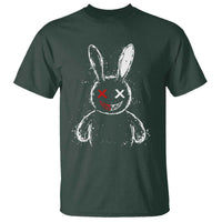 Creepy Cute Bunny T Shirt Rabbit Alt Goth Grunge Horror Aesthetic - Wonder Print Shop
