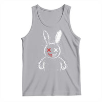 Creepy Cute Bunny Tank Top Rabbit Alt Goth Grunge Horror Aesthetic - Wonder Print Shop