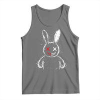 Creepy Cute Bunny Tank Top Rabbit Alt Goth Grunge Horror Aesthetic - Wonder Print Shop
