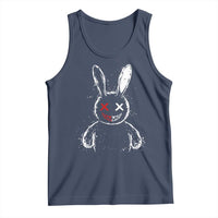 Creepy Cute Bunny Tank Top Rabbit Alt Goth Grunge Horror Aesthetic - Wonder Print Shop