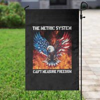 Funny Bald Eagle 4th of July Garden Flag The Metric System Cant Measure Freedom American Flag - Wonder Print Shop