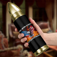 Funny Bald Eagle 4th of July Bullet Tumbler The Metric System Cant Measure Freedom American Flag - Wonder Print Shop