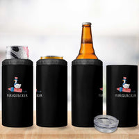 Funny July 4th Goose 4 in 1 Can Cooler Tumbler Patriotic Goose Firework Firequacker Independence Day - Wonder Print Shop