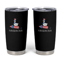 Funny July 4th Goose Tumbler Cup Patriotic Goose Firework Firequacker Independence Day - Wonder Print Shop