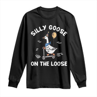 Funny Silly Goose Long Sleeve Shirt Goose On The Loose Animal Humor