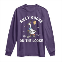 Funny Silly Goose Long Sleeve Shirt Goose On The Loose Animal Humor