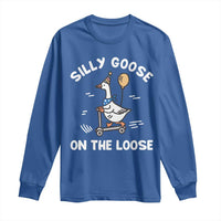 Funny Silly Goose Long Sleeve Shirt Goose On The Loose Animal Humor