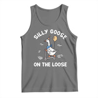 Funny Silly Goose Tank Top Goose On The Loose Animal Humor
