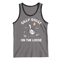 Funny Silly Goose Tank Top Goose On The Loose Animal Humor