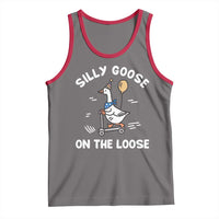 Funny Silly Goose Tank Top Goose On The Loose Animal Humor