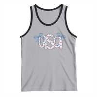 Coquette USA Tank Top Patriotic American Girl 4th of July - Wonder Print Shop