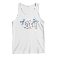 Coquette USA Tank Top Patriotic American Girl 4th of July - Wonder Print Shop