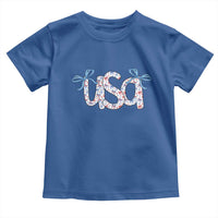 Coquette USA Toddler T Shirt Patriotic American Girl 4th of July - Wonder Print Shop