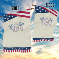 Coquette USA Garden Flag Patriotic American Girl 4th of July