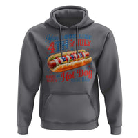 You Look Like 4th of July Hot Dog Hoodie Funny Patriotic Food Meme - Wonder Print Shop