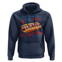 You Look Like 4th of July Hot Dog Hoodie Funny Patriotic Food Meme - Wonder Print Shop
