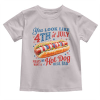 You Look Like 4th of July Hot Dog Toddler T Shirt Funny Patriotic Food Meme - Wonder Print Shop