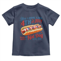 You Look Like 4th of July Hot Dog Toddler T Shirt Funny Patriotic Food Meme - Wonder Print Shop