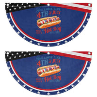You Look Like 4th of July Hot Dog Patriotic Fan Flag Funny Food Meme