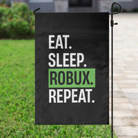 Eat Sleep Roblox Repeat Garden Flag Funny Video Game Lovers Gamers