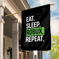 Eat Sleep Roblox Repeat Garden Flag Funny Video Game Lovers Gamers