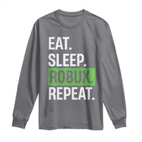 Eat Sleep Roblox Repeat Long Sleeve Shirt Funny Video Game Lovers Gamers