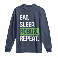 Eat Sleep Roblox Repeat Long Sleeve Shirt Funny Video Game Lovers Gamers