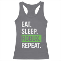 Eat Sleep Roblox Repeat Racerback Tank Top Funny Video Game Lovers Gamers