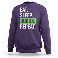 Eat Sleep Roblox Repeat Sweatshirt Funny Video Game Lovers Gamers