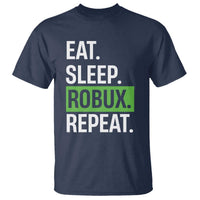 Eat Sleep Roblox Repeat T Shirt Funny Video Game Lovers Gamers