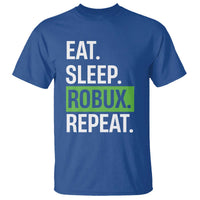 Eat Sleep Roblox Repeat T Shirt Funny Video Game Lovers Gamers