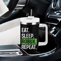 Eat Sleep Roblox Repeat Tumbler With Handle Funny Video Game Lovers Gamers