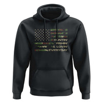 Hunting Fishing Loving Hoodie Hunter Fisher Camo American Flag