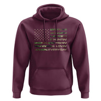 Hunting Fishing Loving Hoodie Hunter Fisher Camo American Flag