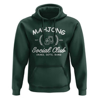 Funny Mahjong Social Club Hoodie Craks Dots Bams Mahjong Player Game Lovers
