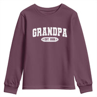 Grandpa Est 2026 Youth Sweatshirt Promoted To Grandpa Paternity Fathers Day - Wonder Print Shop