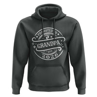 Promoted To Grandpa Est. 2026 Hoodie Grandparents Baby Announcement Fathers Day - Wonder Print Shop