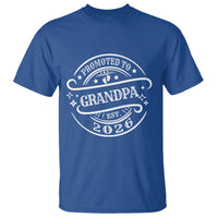 Promoted To Grandpa Est. 2026 T Shirt Grandparents Baby Announcement Fathers Day - Wonder Print Shop