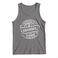 Promoted To Grandpa Est. 2026 Tank Top Grandparents Baby Announcement Fathers Day - Wonder Print Shop