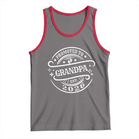 Promoted To Grandpa Est. 2026 Tank Top Grandparents Baby Announcement Fathers Day - Wonder Print Shop