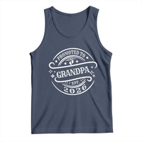 Promoted To Grandpa Est. 2026 Tank Top Grandparents Baby Announcement Fathers Day - Wonder Print Shop