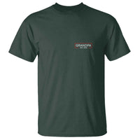 Grandpa Est 2026 T Shirt Logo Promoted To Grandpa Paternity Fathers Day - Wonder Print Shop