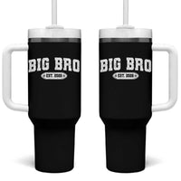 Big Bro Est 2026 Tumbler With Handle Promoted To Brother Sibling Reveal