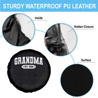 Grandma Est 2026 Spare Tire Cover Promoted To Grandparents Mothers Day