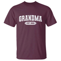 Grandma Est 2026 T Shirt Promoted To Grandparents Mothers Day