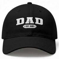 New Dad 2026 Baseball Cap Promoted To Daddy Est 2026