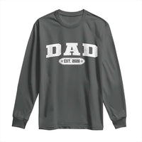 New Dad 2026 Long Sleeve Shirt Promoted To Daddy Est 2026 - Wonder Print Shop