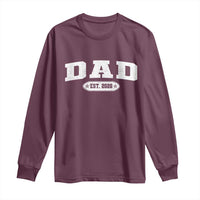 New Dad 2026 Long Sleeve Shirt Promoted To Daddy Est 2026 - Wonder Print Shop