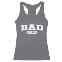 New Dad 2026 Racerback Tank Top Promoted To Daddy Est 2026 - Wonder Print Shop